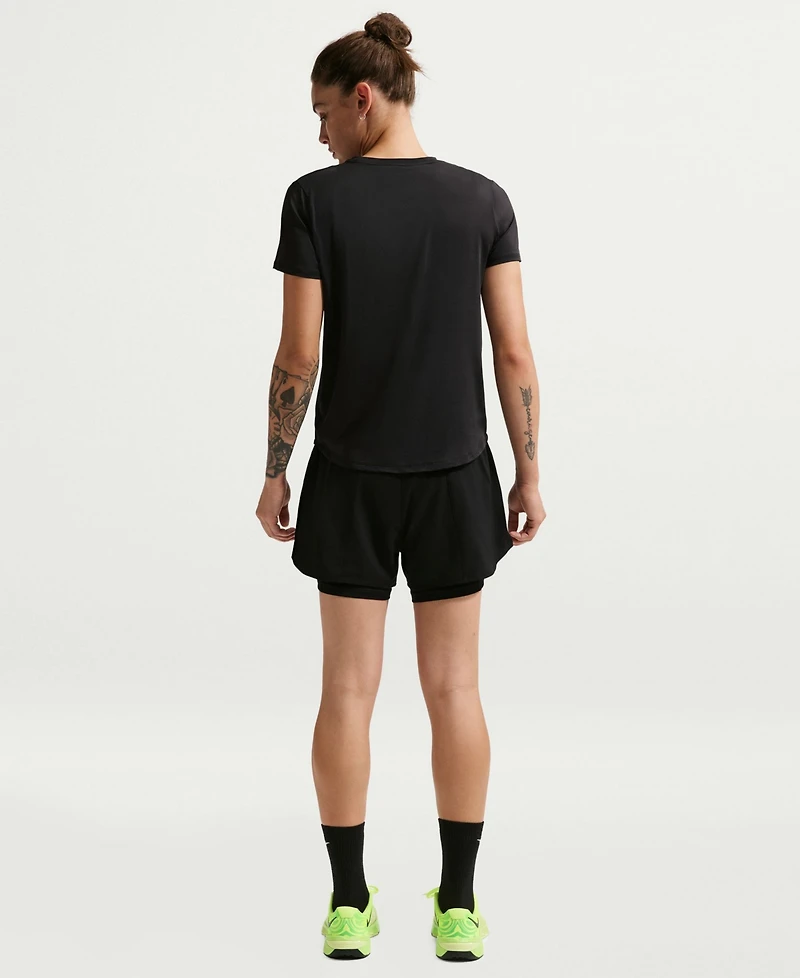 Nike One Women's Dri-Fit High-Waist 2-in-1 Shorts