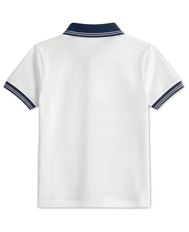 abercrombie kids Toddler Boys' 2T-5T Tipped Short-Sleeve Polo Shirt
