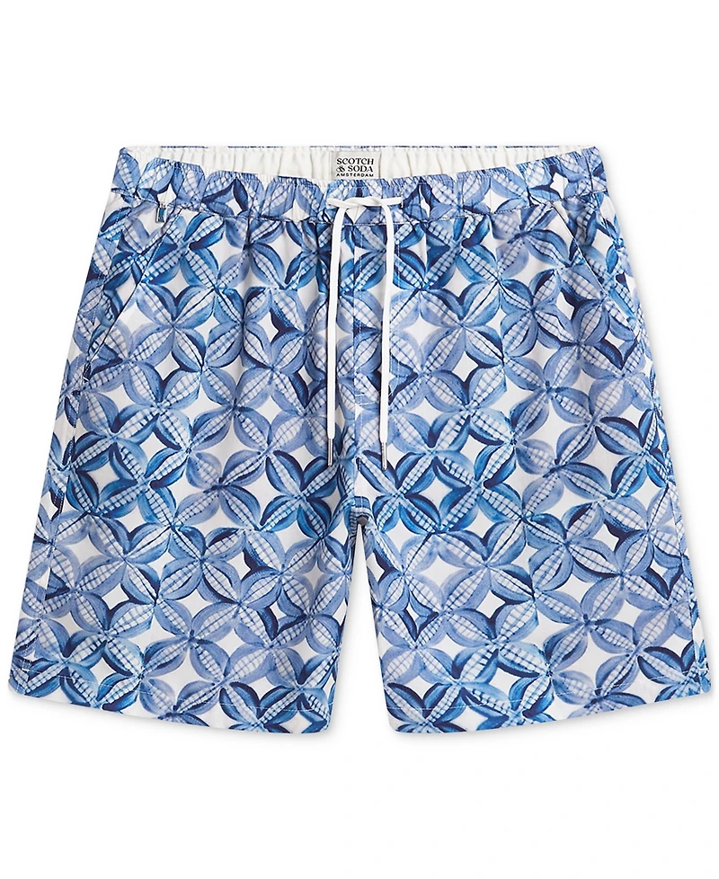 Scotch & Soda Men's Regular-Fit Printed Shorts