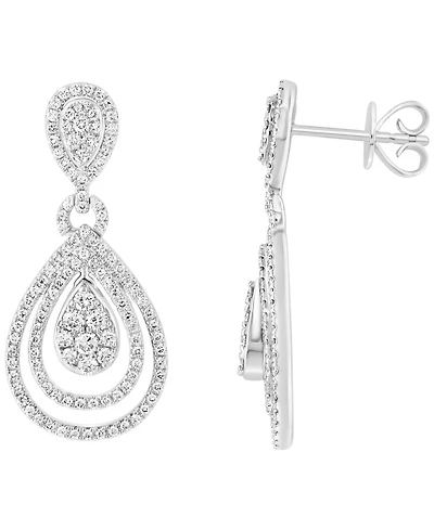 Effy Collection Diamond (7/8 ct. t.w.) Earrings in 14k White Gold