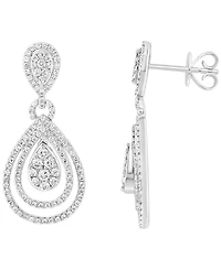 Effy Collection Diamond (7/8 ct. t.w.) Earrings in 14k White Gold
