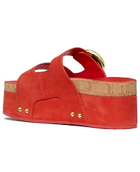kate spade new york Women's Halo Platform Footbed Sandals