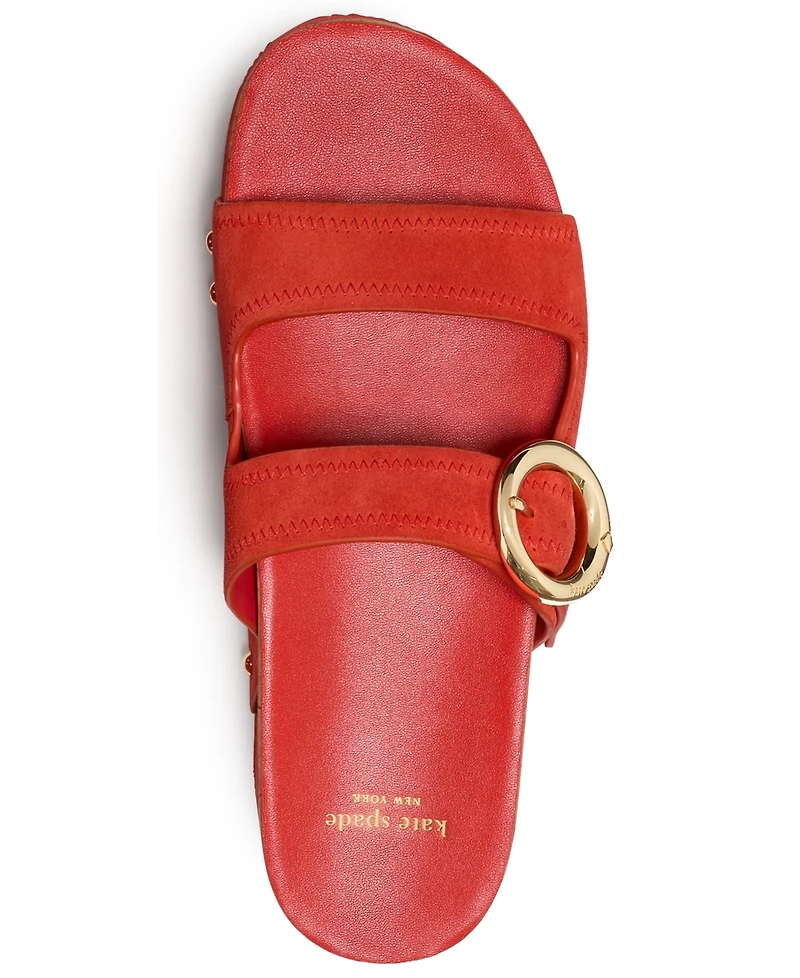 kate spade new york Women's Halo Platform Footbed Sandals
