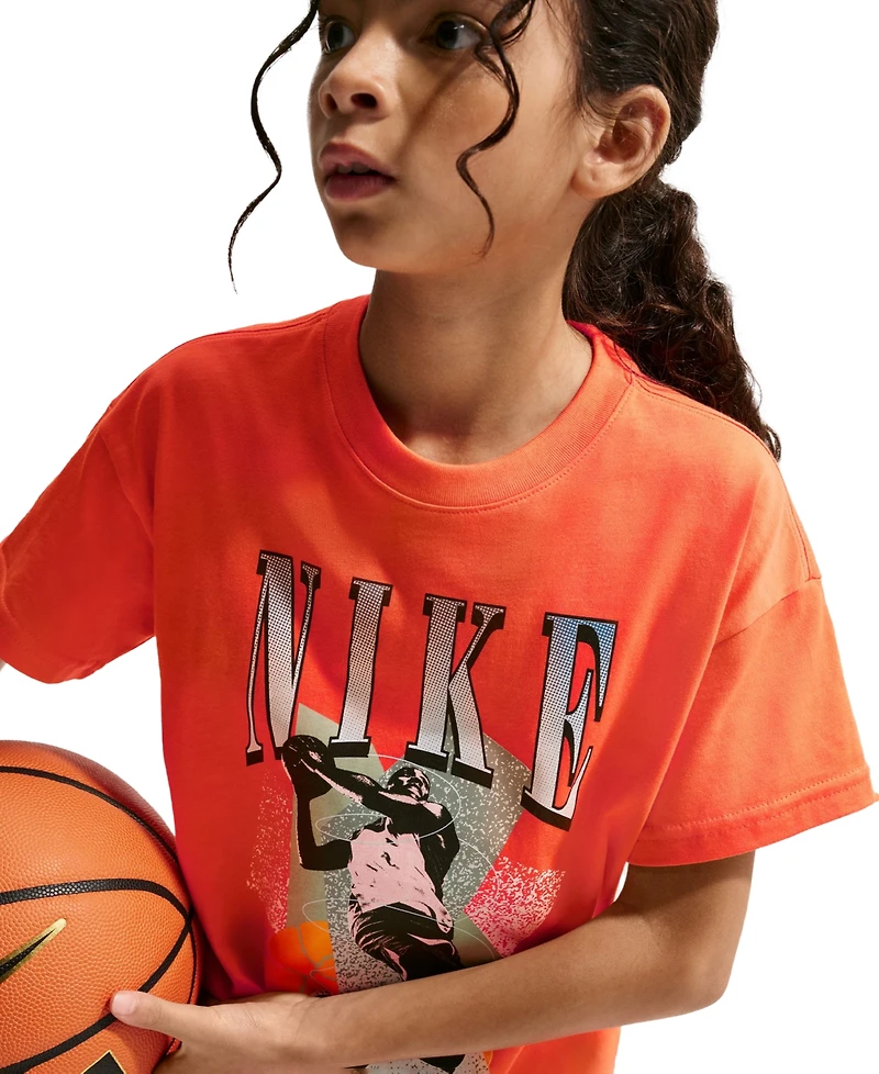 Nike Girls' 7-16 Short-Sleeve Graphic T-Shirt