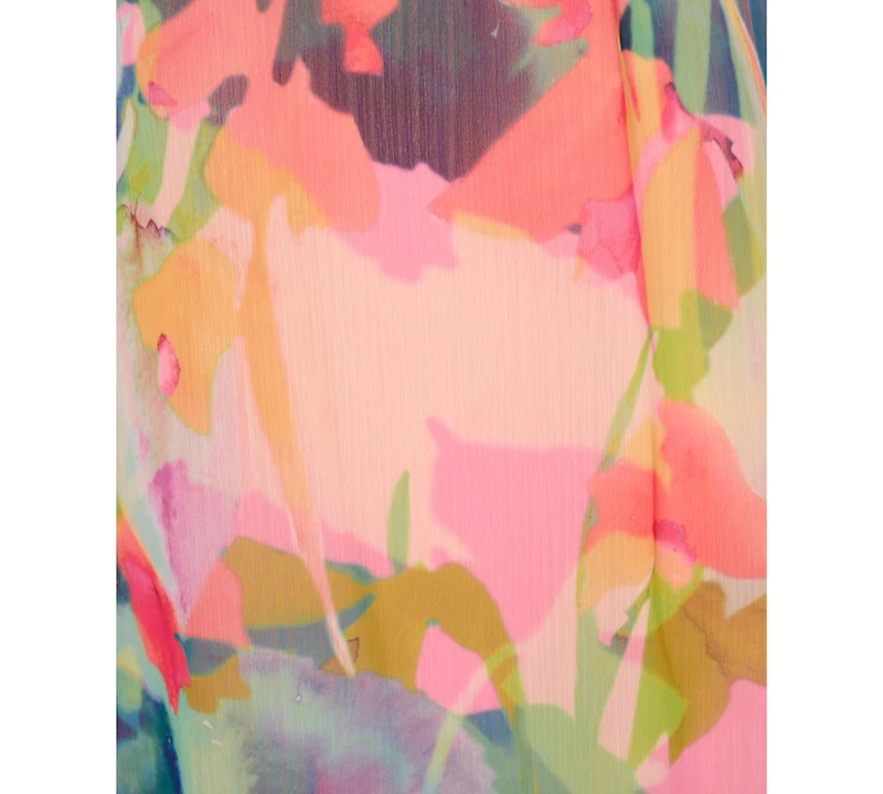 Adrianna Papell Plus Printed Sleeveless Dress