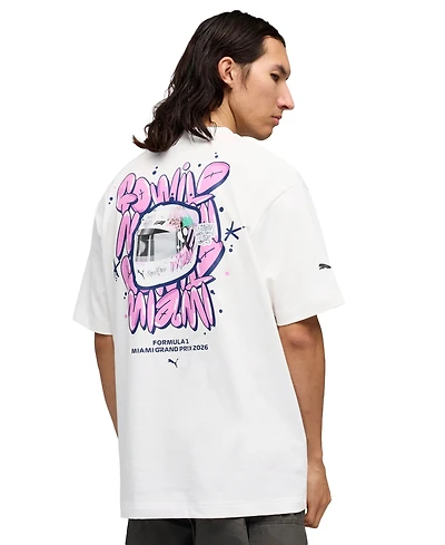 Puma Men's F1 Miami Go Wild Graphic Cotton T-Shirt