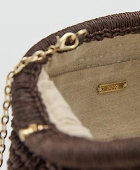 Mango Women's Natural Fibre Handbag