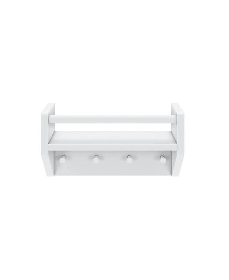 Max and Lily Wall Shelf with Pegs