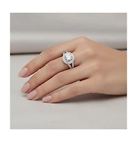 Sterling Silver Cubic Zirconia Statement Ring