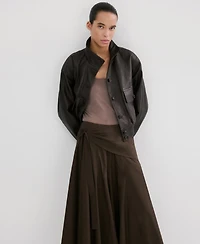 Mango Women's Scarf Detail A-Line Skirt