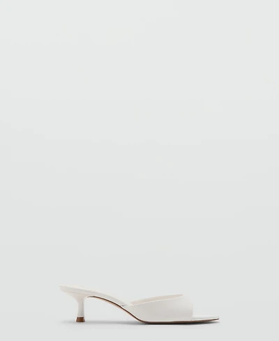 Mango Women's Strap Kitten-Heel Sandals