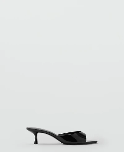 Mango Women's Strap Kitten-Heel Sandals