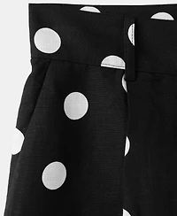 Mango Women's Lyocell Polka Dot Shorts