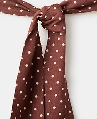 Mango Women's A-Line Polka-Dot Dress