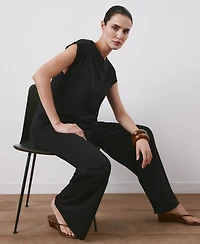 Mango Women's Straight Maternity Pants