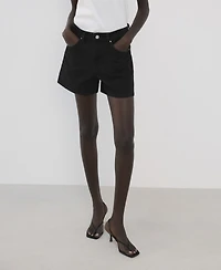 Mango Women's Straight Denim Shorts