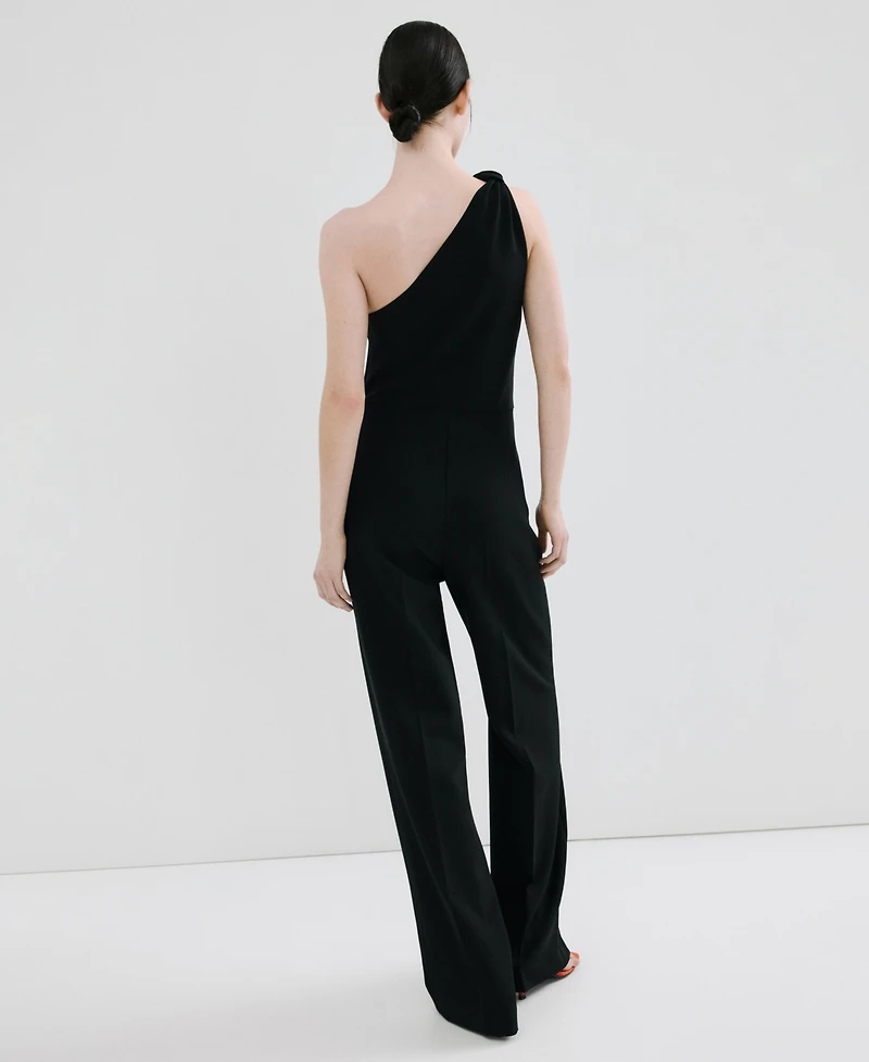 Mango Women's Knot Long Jumpsuit