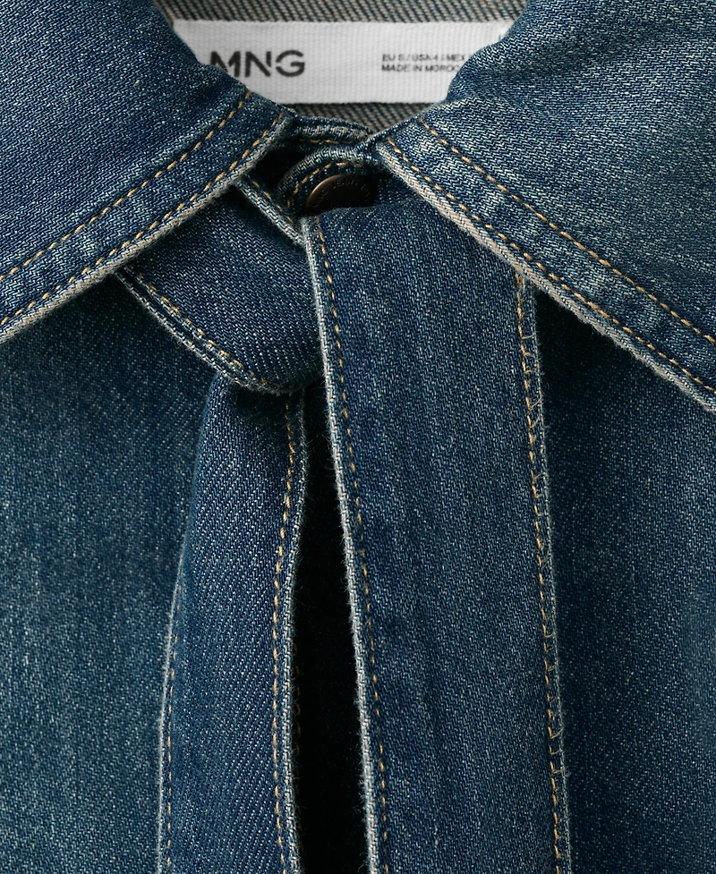 Mango Women's Combined Denim Dress
