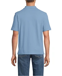 Lands' End Men's Short Sleeve Performance Mesh Pique Polo