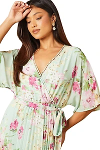 Oasis Women's Occasion Pleated Midi Dress