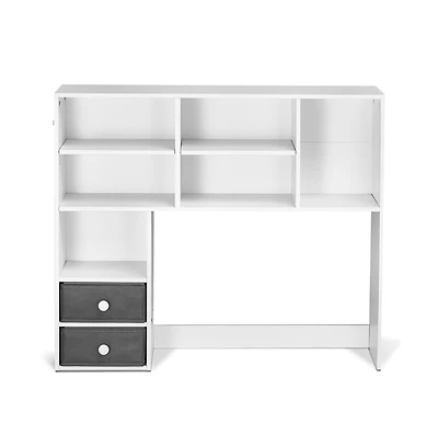 Sugift 3 Tier Desktop Bookshelf 37 x 10 x 31.1 in Office Storage Organizer