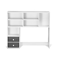 Sugift 3 Tier Desktop Bookshelf 37 x 10 x 31.1 in Office Storage Organizer
