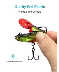 Gnuadz Bass Jig Head Soft Swimbait Plastic Fishing Lure