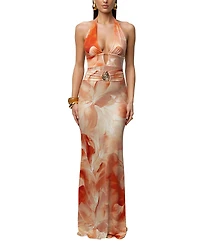 Jluxlabel Women's Blossom Print Maxi Dress