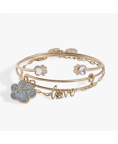 Alex and Ani Paws of Love' Bracelet Set of 3