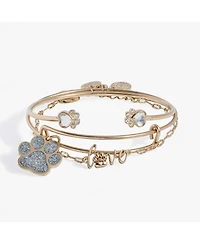 Alex and Ani Paws of Love' Bracelet Set of 3