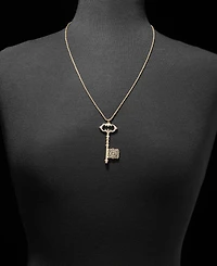 lonna & lilly Crystal Key 38" Pendant Necklace