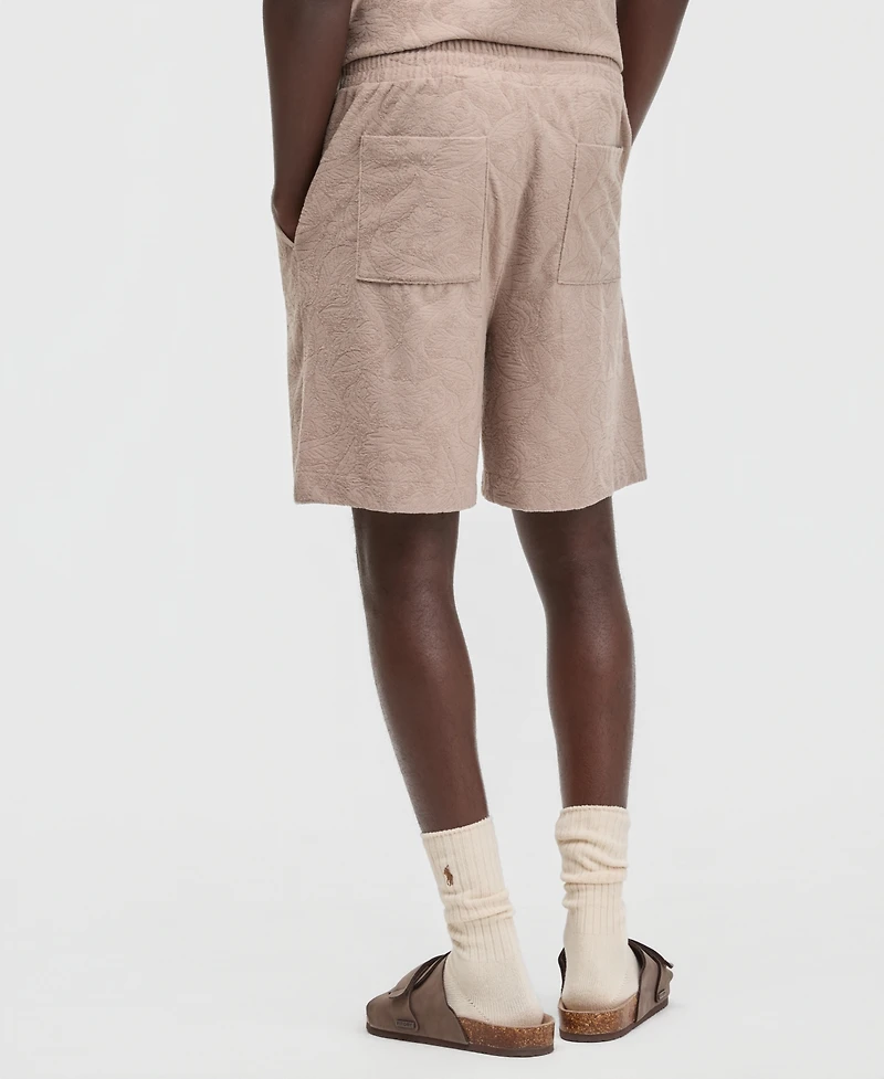 Mode of One Men's Jacquard Terry 7" Shorts, Macy's Exclusive