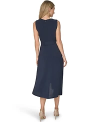 Calvin Klein Women's Crew Neck Midi Dress