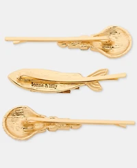 lonna & lilly 3-Pc. Beaded Sealife Bobby Pin Set