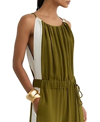 Reiss Women's Inez Colourblock Gathered Wide-Leg Jumpsuit