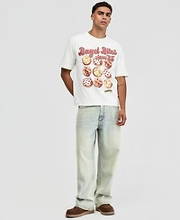 Mode of One Men's Relaxed-Fit Bagel Bites Graphic T-Shirt, Macy's Exclusive