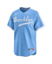 Nike Men's Light Blue Brooklyn Dodgers Cooperstown Collection Limited Jersey