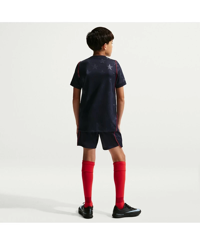 Nike Big Boys and Girls Navy Usmnt 2026 Away Stadium Replica Shorts