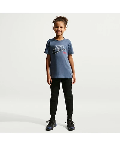 Nike Big Boys and Girls Blue Usmnt Futura T-Shirt