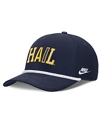Nike Men's and Women's Navy Michigan Wolverines 2026 Basketball Refresh 5-Panel Rope Rise Hat