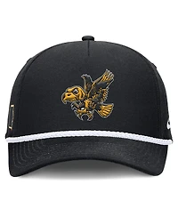 Nike Men's and Women's Black Iowa Hawkeyes 2026 Basketball Refresh 5-Panel Rope Rise Hat