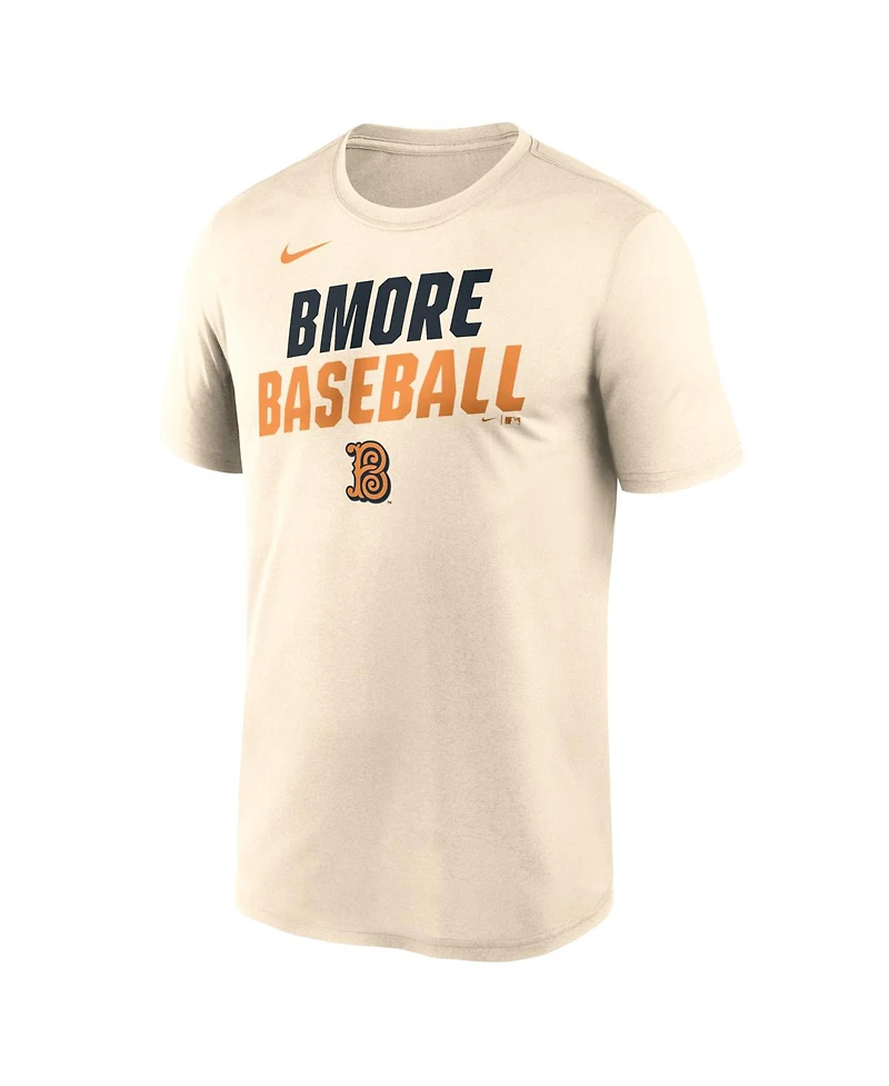 Nike Men's Cream Baltimore Orioles 2026 City Connect Team Phrase Script Dri-fit T-Shirt