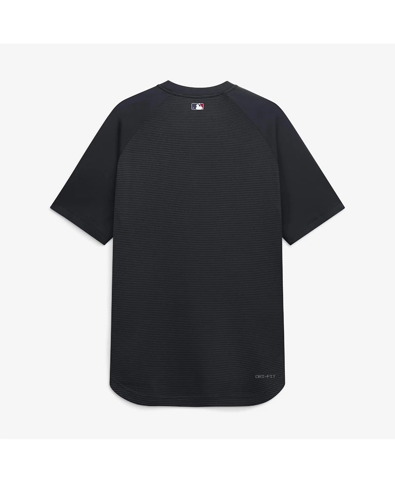 Nike Men's Navy Detroit Tigers Authentic Collection Batting Practice Pre-Game Raglan Dri-fit T-Shirt