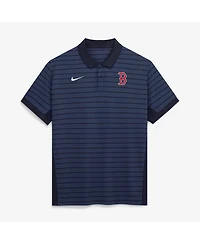 Nike Men's Navy Boston Red Sox Authentic Collection Striped Victory Dri-fit Polo Shirt