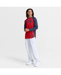 Nike Men's Red Boston Sox Authentic Collection Raglan Dri-fit Sweatshirt