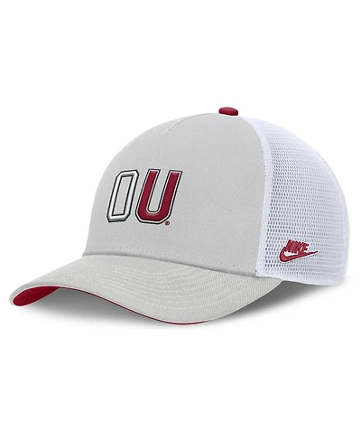 Nike Men's and Women's Gray Oklahoma Sooners 2026 Basketball Refresh 5-Panel Rise Trucker Hat