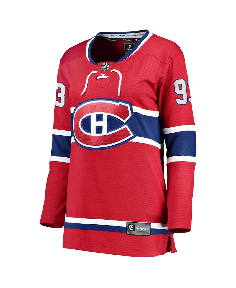 Fanatics Women's Ivan Demidov Red Montreal Canadiens Home Breakaway Player Jersey