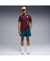 Puma Men's Maroon Portugal National Team Tech Polo Shirt