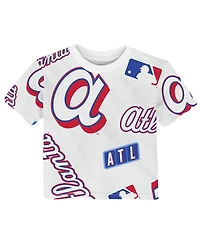 Outerstuff Toddler White Atlanta Braves 2026 City Connect Game Day T-Shirt