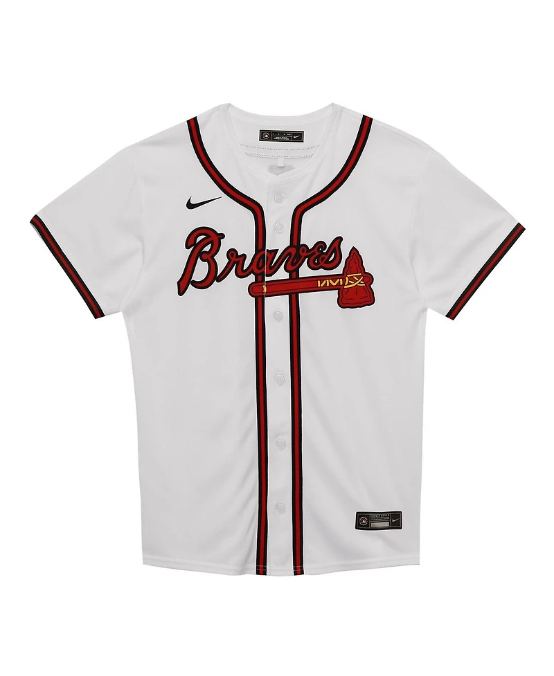 Nike Preschool White Atlanta Braves Home Game Jersey